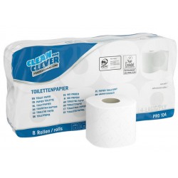 Toilettenpapier Kleinrollen PRO 104 Clean and Clever (72 Rollen)