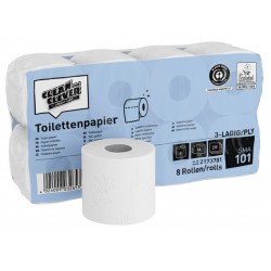Toilettenpapier Kleinrollen SMA 101 Clean and Clever (64 Rollen)
