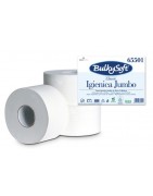 Toilettenpapier Mini- + Jumbo 1-lagig